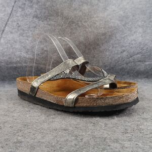 Naot Shoes Women 10 Sandal Fashion Slide Comfort Hawaii Metallic Leather Z Strap